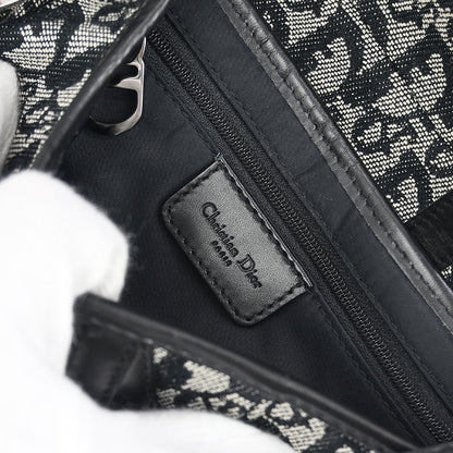 Christian Dior Black Trotter Saddle Handbag