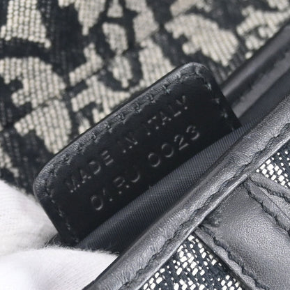 Christian Dior Black Trotter Saddle Handbag