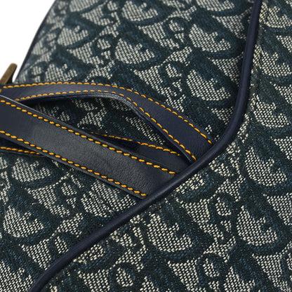 Christian Dior Navy Trotter Saddle Handbag