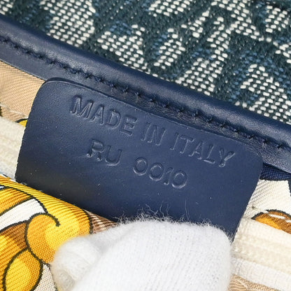 Christian Dior Navy Trotter Saddle Handbag