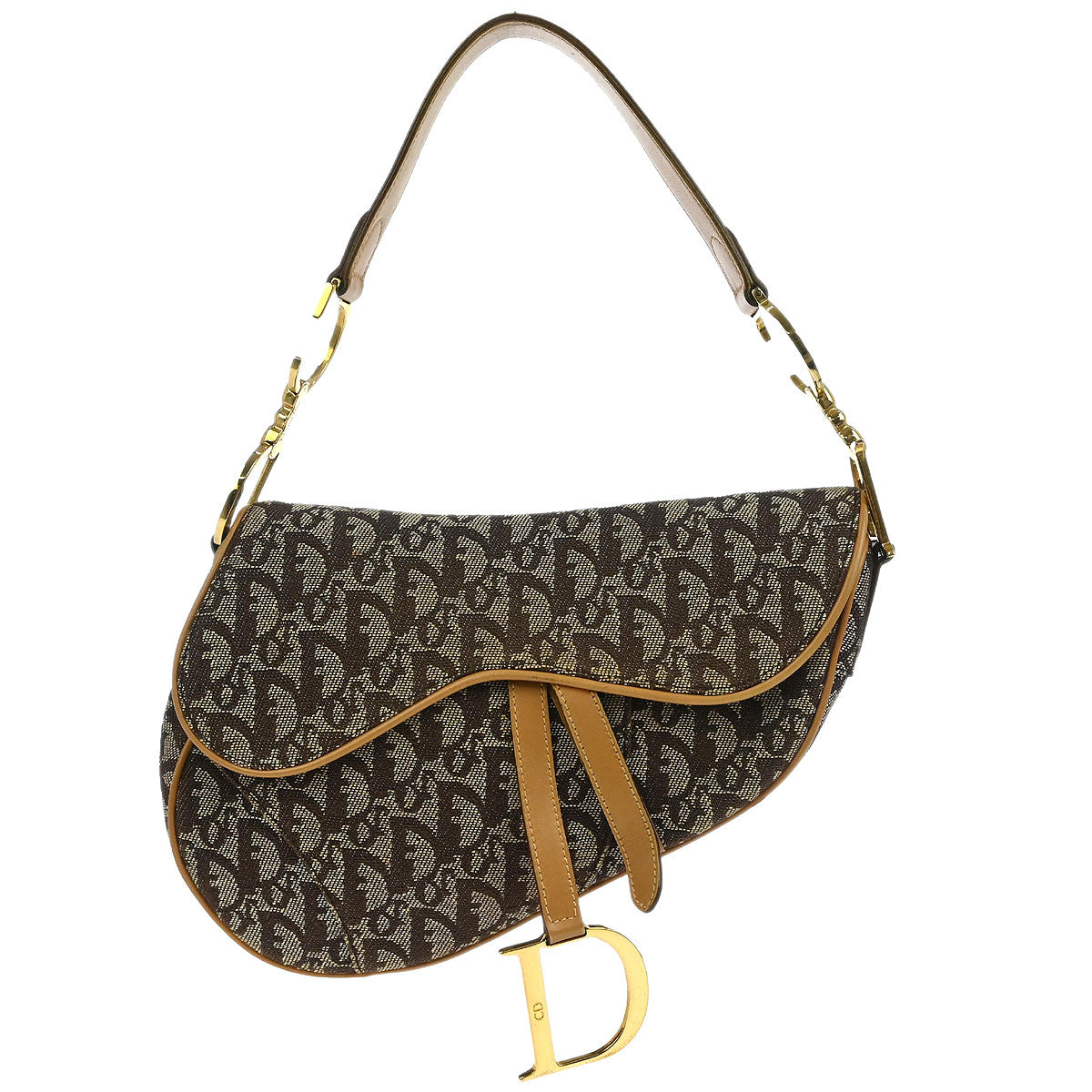 Christian Dior Brown Trotter Saddle Handbag