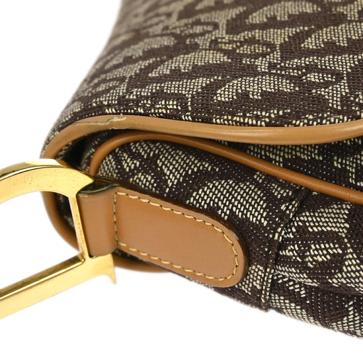 Christian Dior Brown Trotter Saddle Handbag
