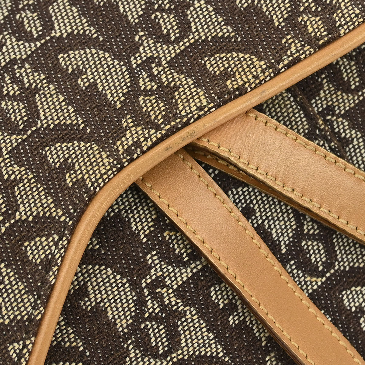 Christian Dior Brown Trotter Saddle Handbag