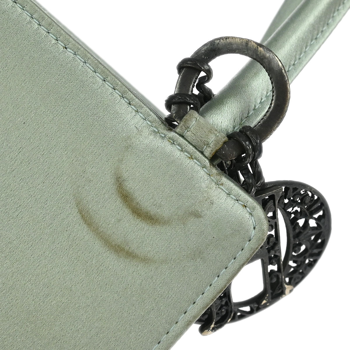 Christian Dior Mint Green Satin John Galliano 98th Handbag