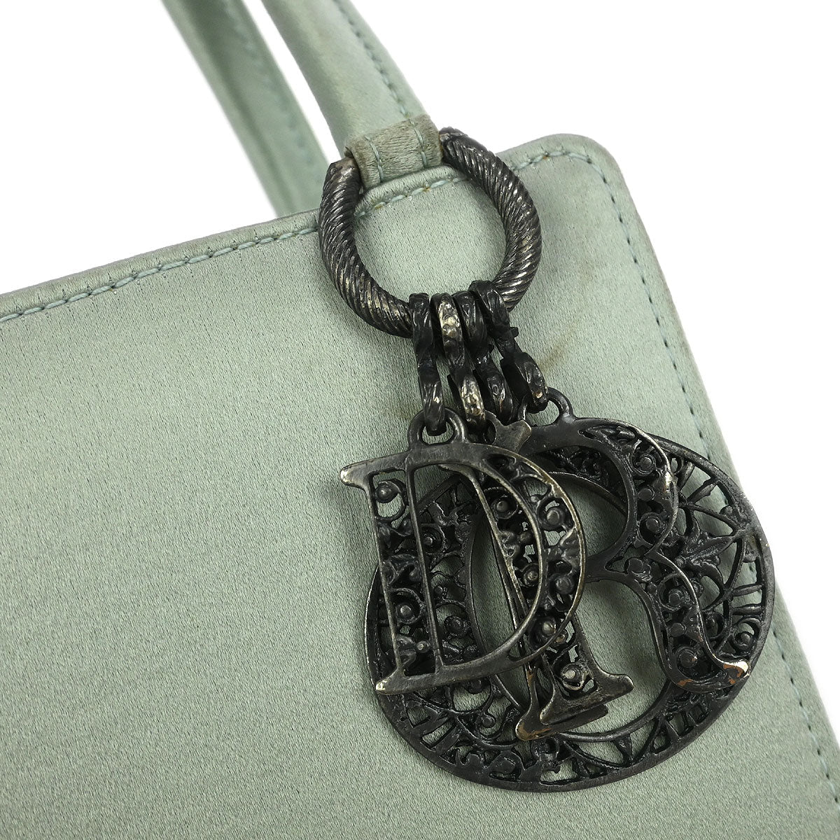 Christian Dior Mint Green Satin John Galliano 98th Handbag