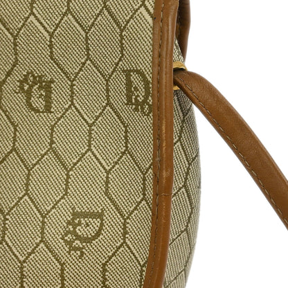 Christian Dior Beige PVC Honeycomb Shoulder Bag
