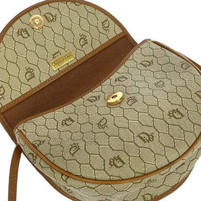 Christian Dior Beige PVC Honeycomb Shoulder Bag