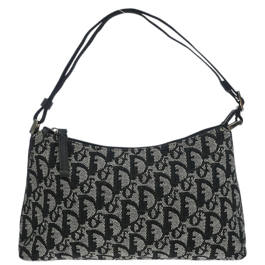 Christian Dior Black Canvas Trotter Handbag