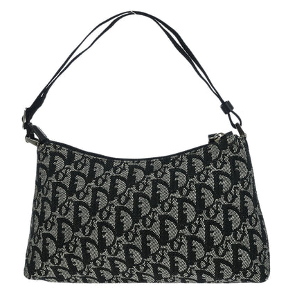 Christian Dior Black Canvas Trotter Handbag