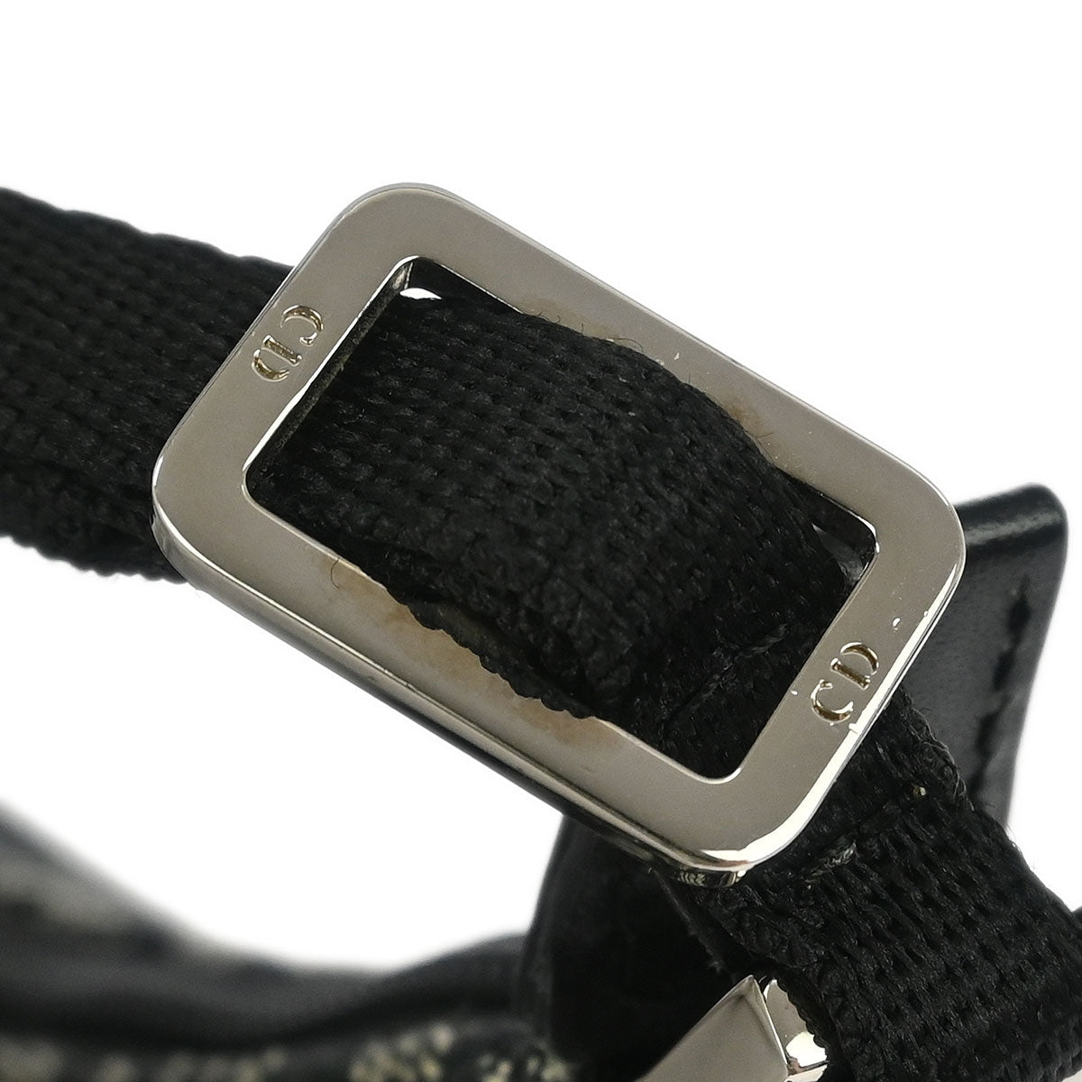 Christian Dior Black Canvas Trotter Handbag