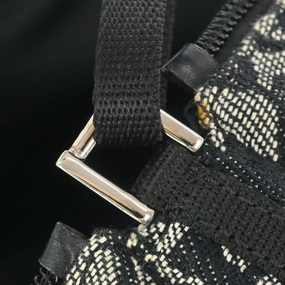 Christian Dior Black Canvas Trotter Handbag
