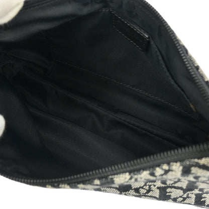 Christian Dior Black Canvas Trotter Handbag