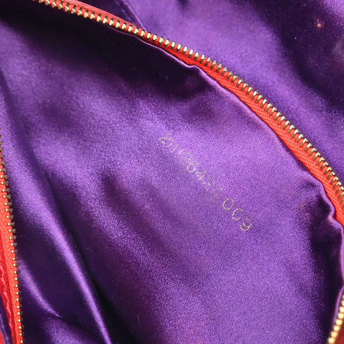 Fendi Red Suede Baguette Handbag