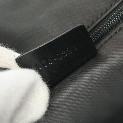 Gucci Black Leather Bamboo 2way Shoulder Handbag