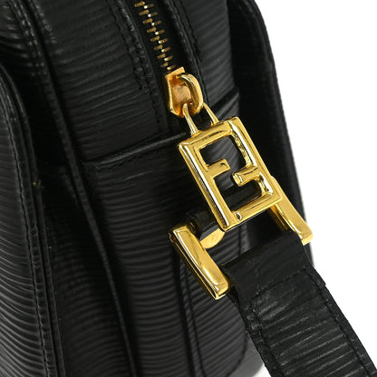 Fendi Black Leather Shoulder Bag