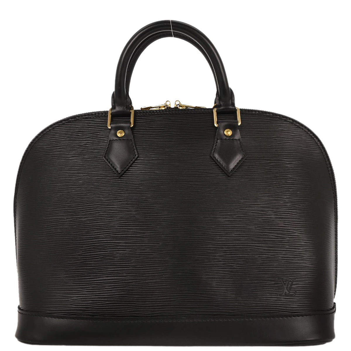 Louis Vuitton Black Epi Alma Handbag M52142