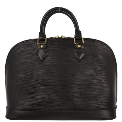 Louis Vuitton Black Epi Alma Handbag M52142