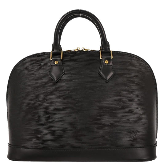 Louis Vuitton Black Epi Alma Handbag M52142