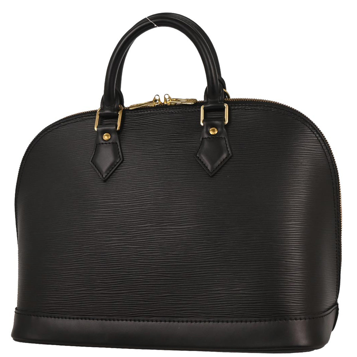 Louis Vuitton Black Epi Alma Handbag M52142
