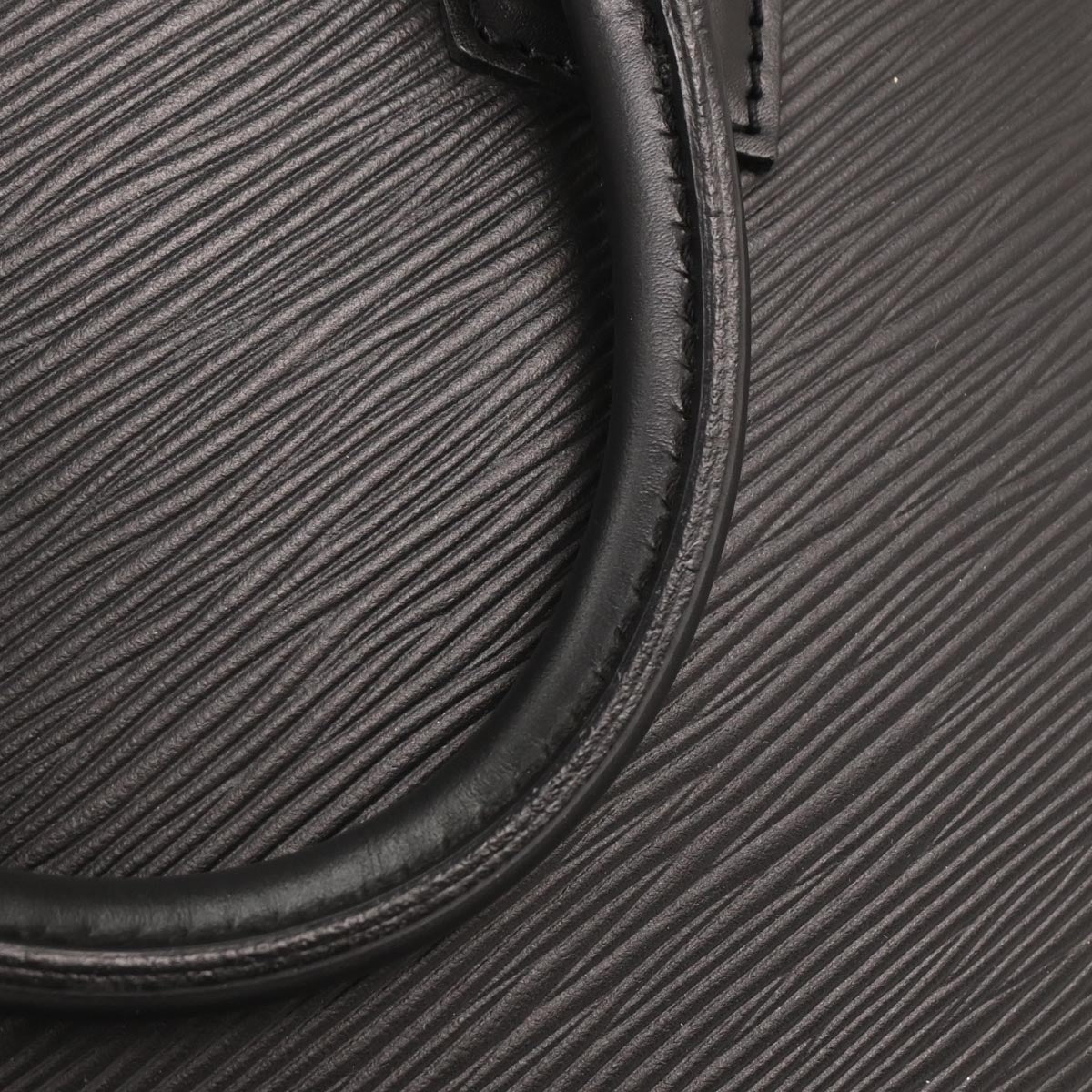 Louis Vuitton Black Epi Alma Handbag M52142