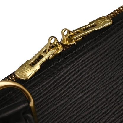 Louis Vuitton Black Epi Alma Handbag M52142
