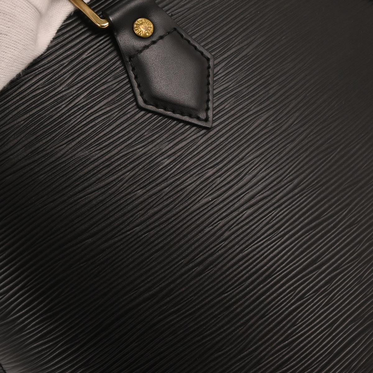 Louis Vuitton Black Epi Alma Handbag M52142