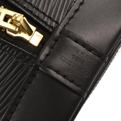 Louis Vuitton Black Epi Alma Handbag M52142