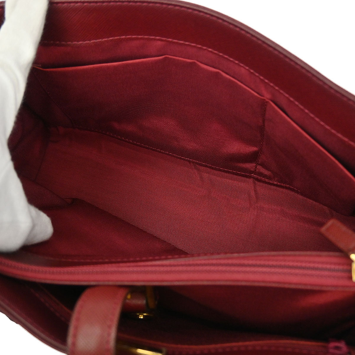 Burberry Beige Canvas Burberry Check Handbag