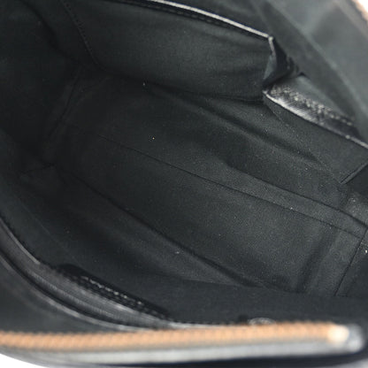 Burberry Beige Canvas Burberry Check Handbag