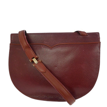 Cartier Bordeaux Leather Must de Cartier Shoulder Bag