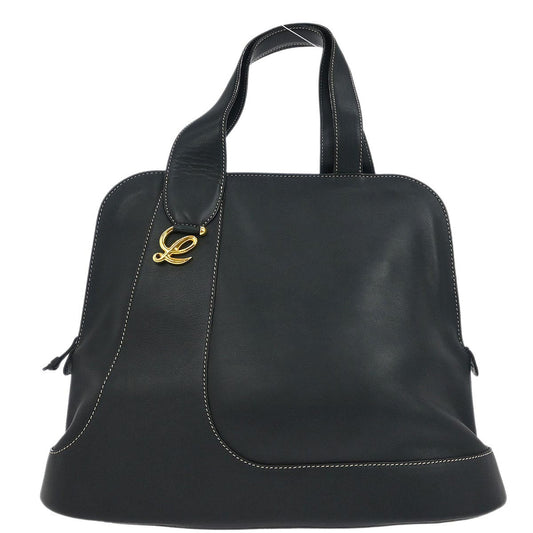 Loewe Navy Leather Handbag