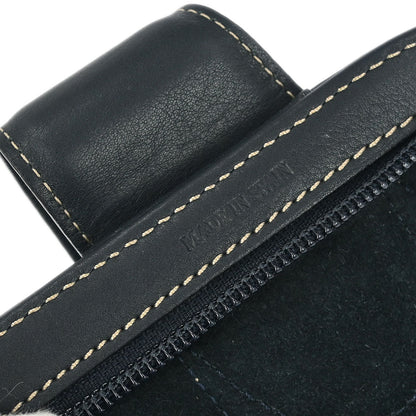 Loewe Navy Leather Handbag