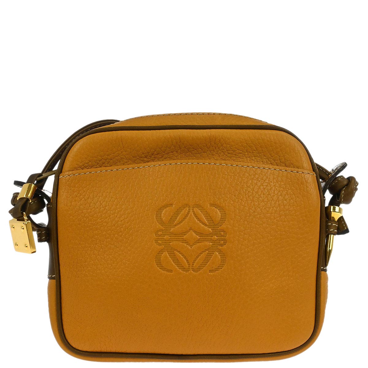 Loewe Brown Leather Shoulder Bag