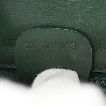 Gucci * Green Lizard Bamboo 2way Shoulder Handbag