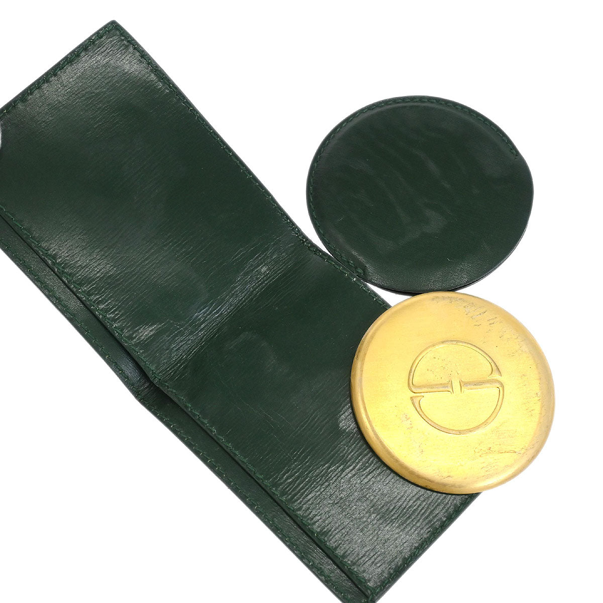 Gucci * Green Lizard Bamboo 2way Shoulder Handbag