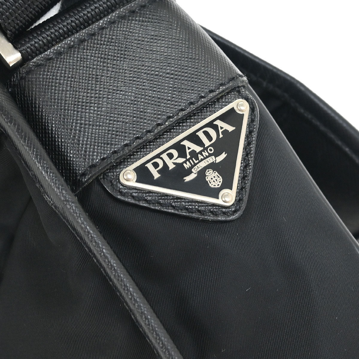 Prada Black Nylon Shoulder Bag