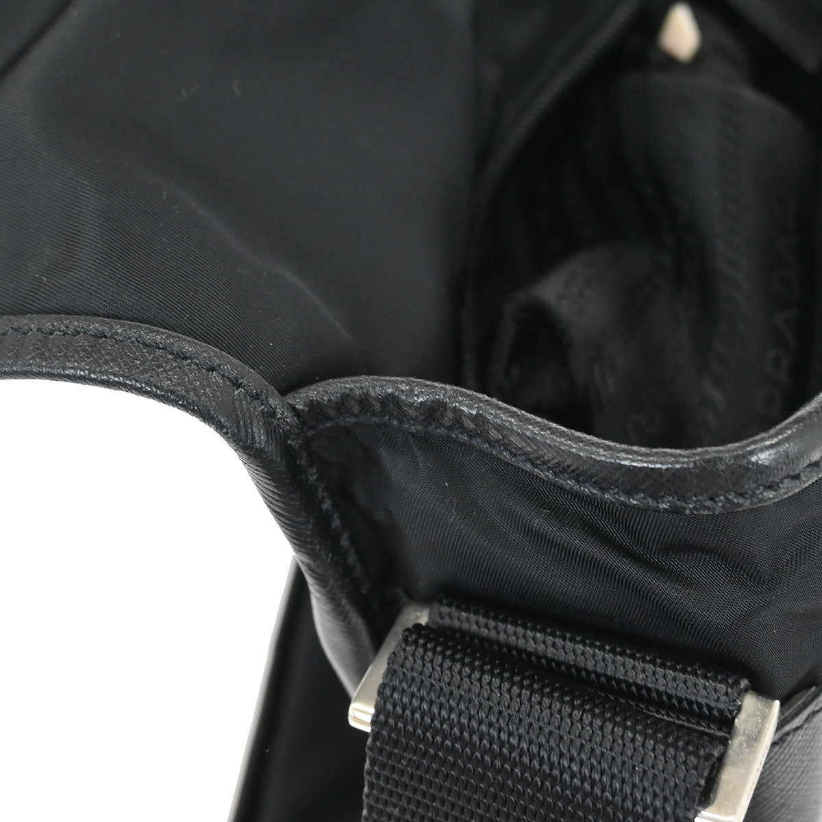 Prada Black Nylon Shoulder Bag