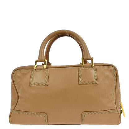 Loewe Beige Lambskin Amazona 28 Handbag