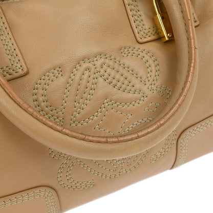 Loewe Beige Lambskin Amazona 28 Handbag