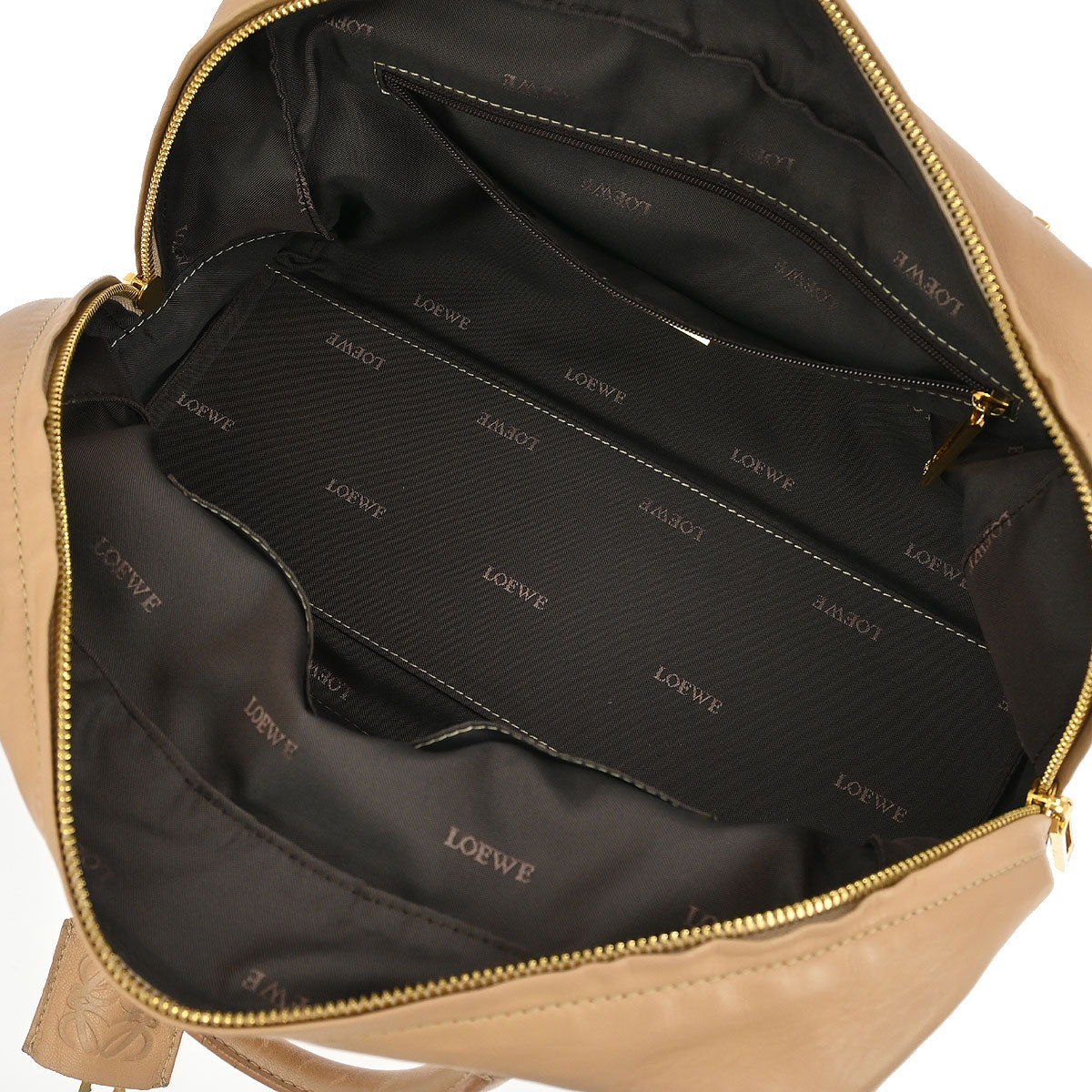 Loewe Beige Lambskin Amazona 28 Handbag