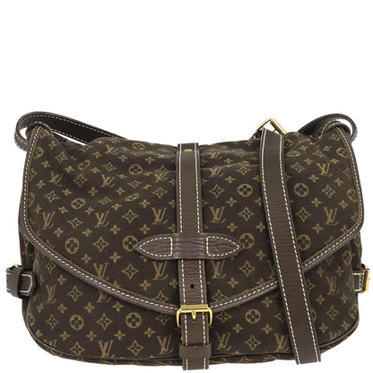Louis Vuitton Monogram Mini Lin Saumur 30 Shoulder Bag M95227