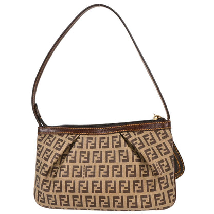 Fendi Beige PVC Zucchino Handbag