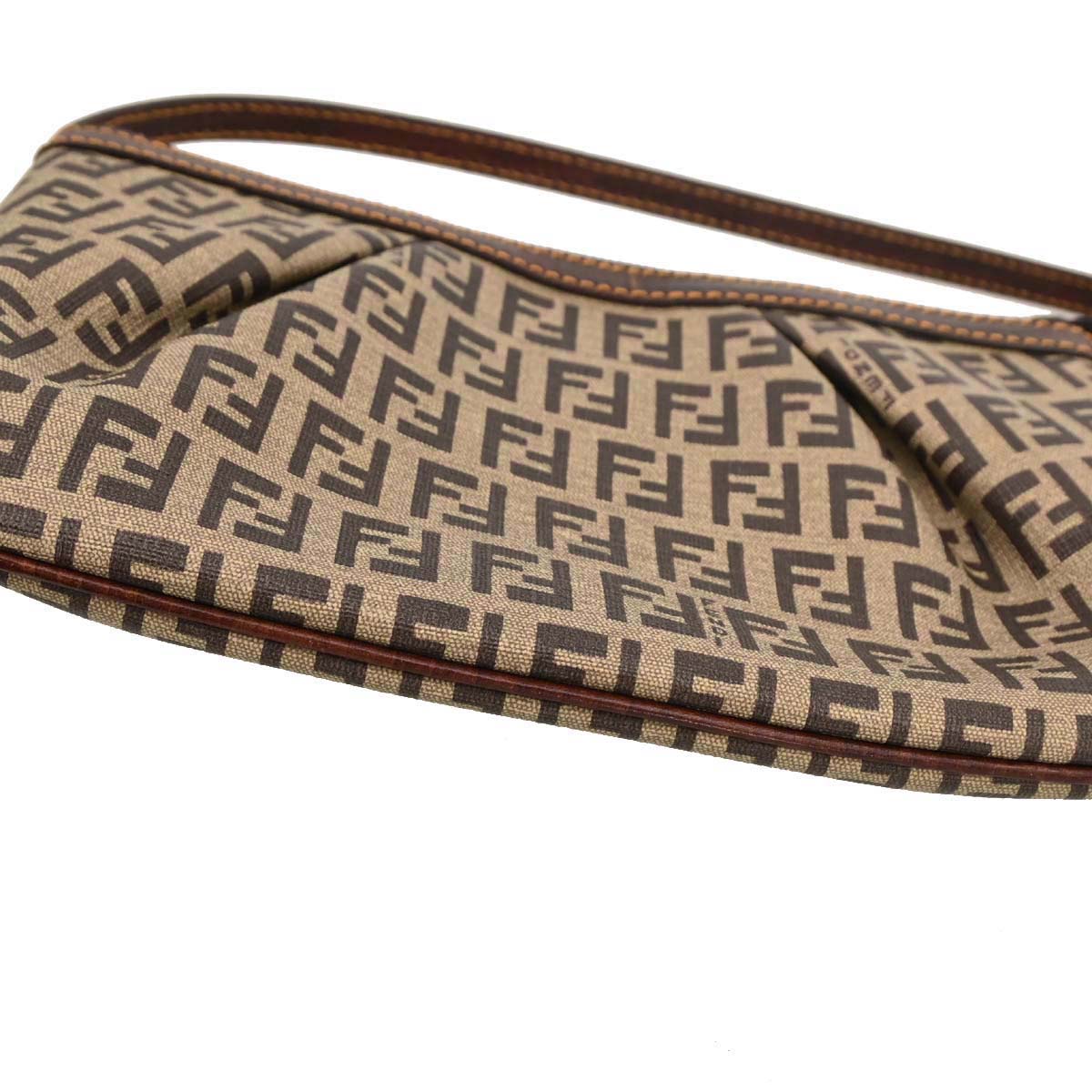 Fendi Beige PVC Zucchino Handbag