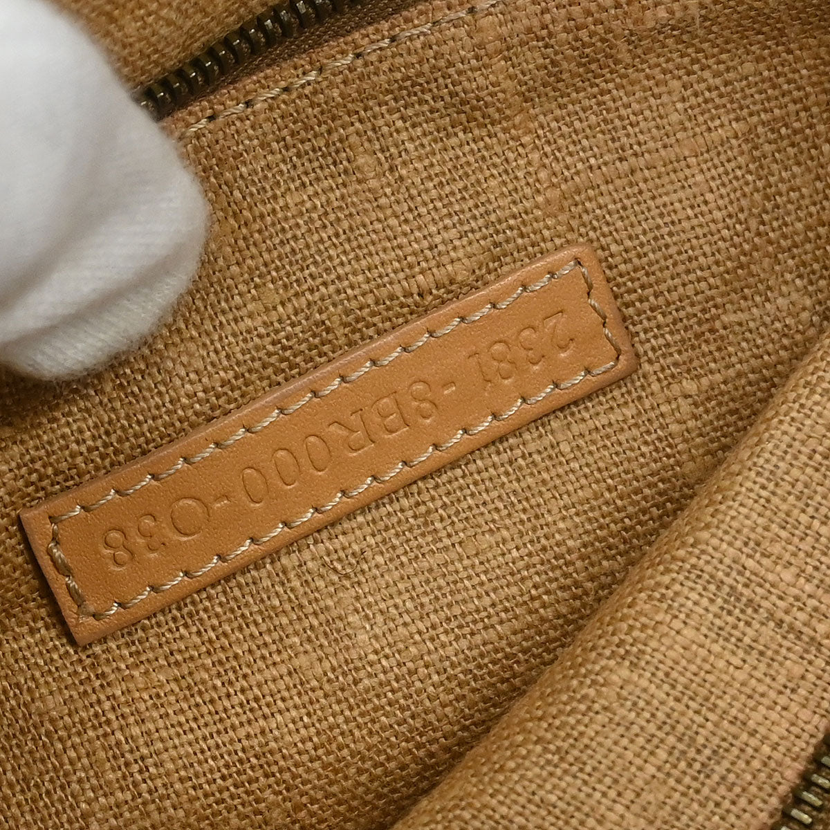 Fendi * Brown Pony Hair Lizard Zucca Baguette Handbag