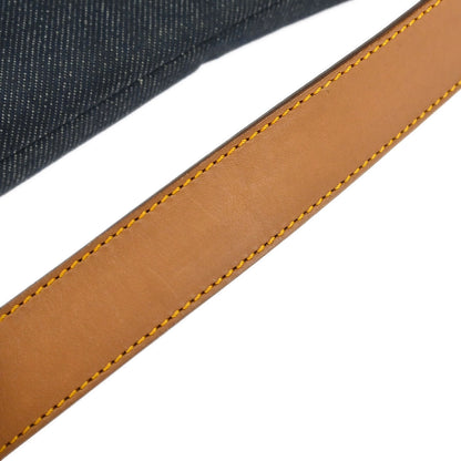 Christian Dior Navy Denim Saddle Handbag