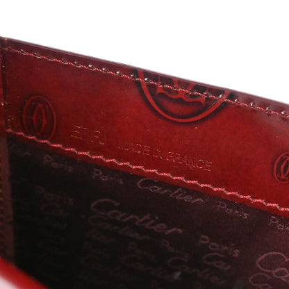 Cartier Bordeaux Patent Leather Happy Birthday Handbag