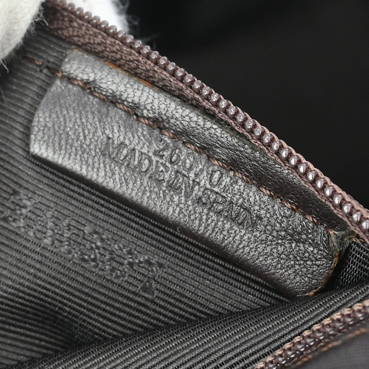 Loewe Brown Leather Glitter Amazona 28 Handbag