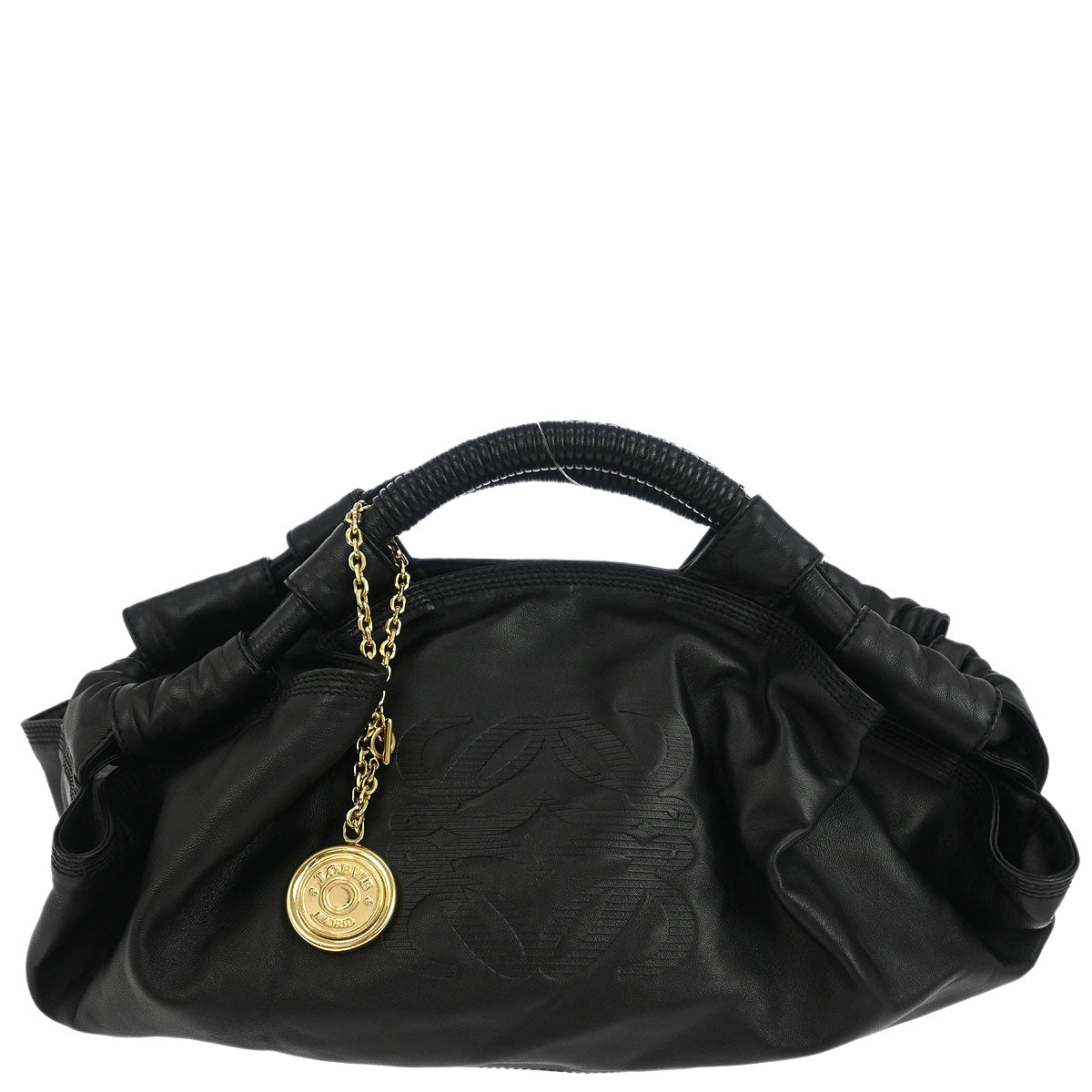 Loewe Black Lambskin Nappa Aire Tote Bag