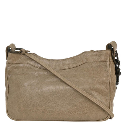 Balenciaga Beige Leather The Hip Shoulder Bag