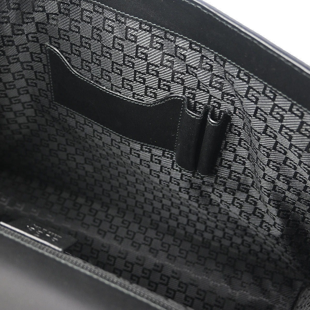 Gucci Black Nylon Briefcase Handbag